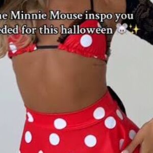 Mini mouse Halloween costume set